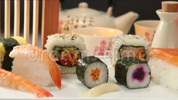 食物日本寿司视频的预览图