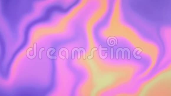 抽象彩色梯度三维液体动态波4k循环背景视频的预览图