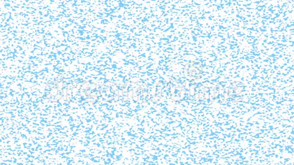白色背景下蓝色形状移动的抽象动画无缝环路动画背景壁纸视频的预览图