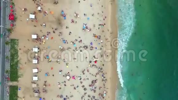 科帕卡巴纳海滩海景什维列夫视频的预览图