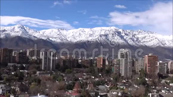 智利的山雪和景观视频的预览图
