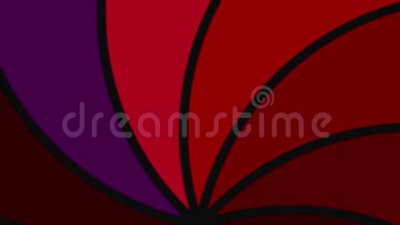 各种颜色的圆形物体型风扇顺时针旋转锚点位于下中心视频的预览图