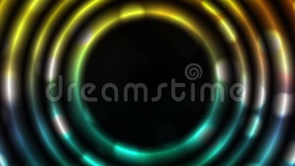 背景颜色上的明亮旋转运动视频的预览图