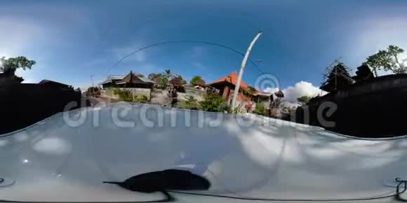 印尼巴厘岛亚洲乡村vr360视频的预览图