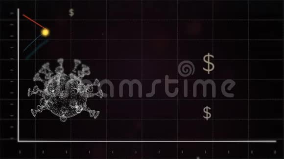 影响货币的病毒病毒空间的美元波动迅速在世界各地蔓延视频的预览图