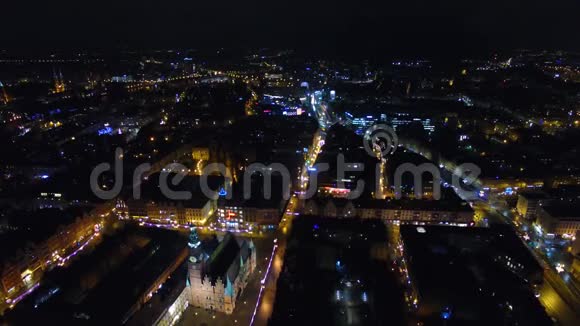 空中沃克劳市场广场视频的预览图