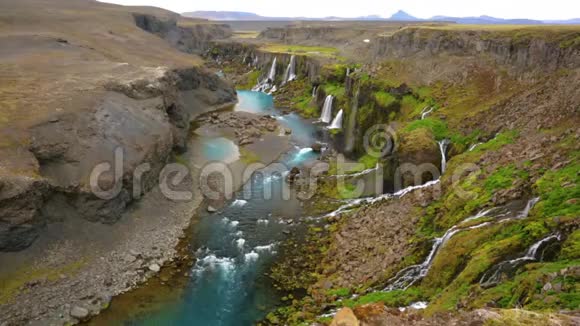 冰岛的Sigoldugljufur峡谷视频的预览图