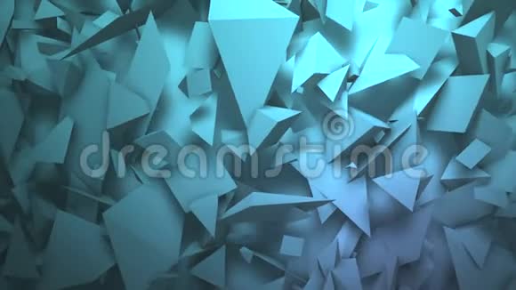 运动暗几何形抽象背景视频的预览图