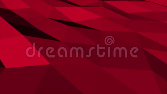 暗红色低聚抽象背景视频的预览图
