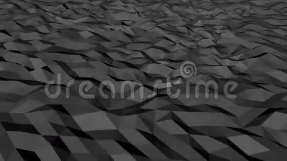 暗黑色低聚抽象背景视频的预览图