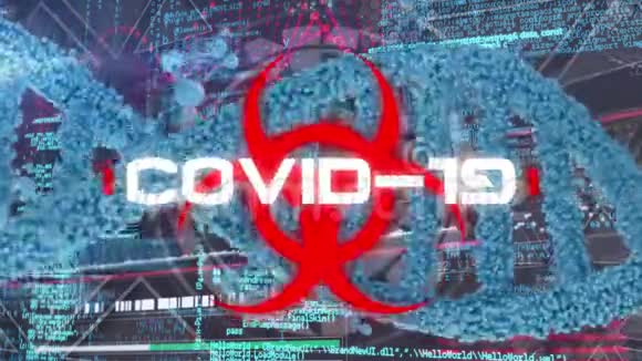 冠状病毒Covid19概念动画视频的预览图