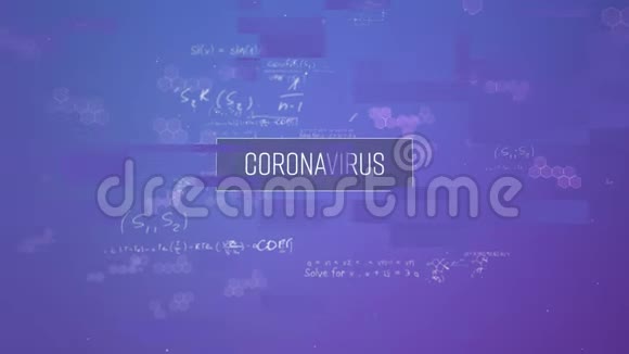冠状病毒Covid19概念动画视频的预览图