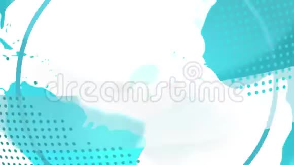 蓝色文字新闻动画视频的预览图