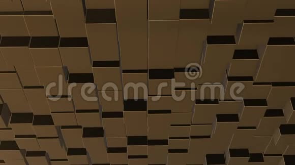 抽象背景米色墙面立体移动视频的预览图