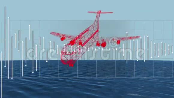 3D飞机技术制图背景下海上数据处理视频的预览图