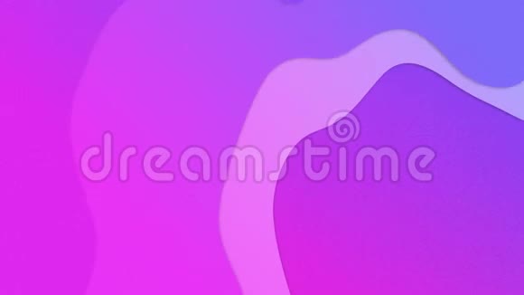 在紫色背景上流动的彩色飞溅动画视频的预览图