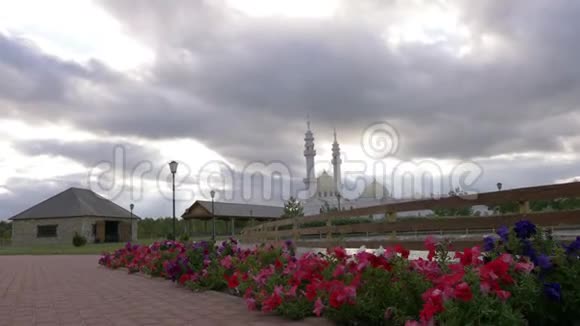 白色清真寺博加尔伏尔加保加利亚喀山古博尔加尔文化遗产教科文组织鞑靼斯坦俄罗斯视频的预览图