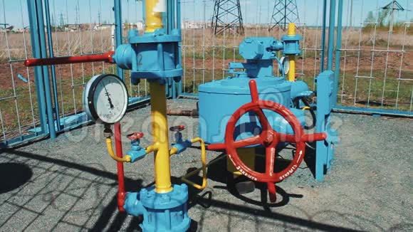 现代天然气储存站的天然气设备石油和天然气工业清洁储存和视频的预览图