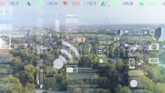 城市顶层数据处理动画视频的预览图