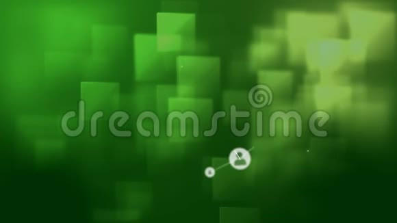 数字绿色背景上的连接器视频的预览图