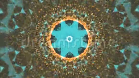 亚原子能量的动画发布多边形和波克粒子协同爆破在醒目的创意模式视频的预览图