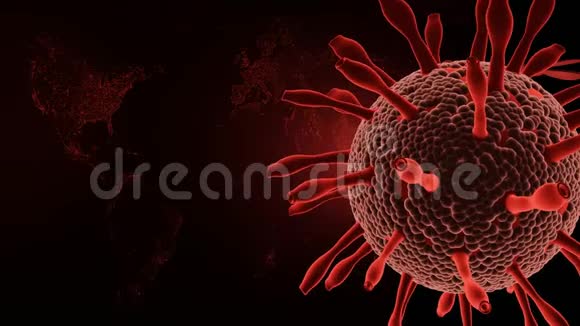冠状病毒疾病COVID19感染医学图解中国病原呼吸道流感covid病毒细胞新官员视频的预览图