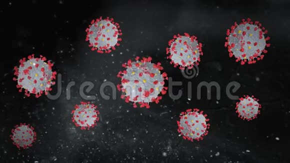 显微镜下的病毒细菌视频的预览图