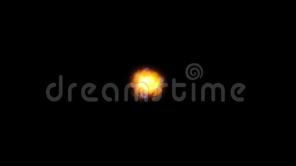 爆炸火焰蓝色抽象视频的预览图