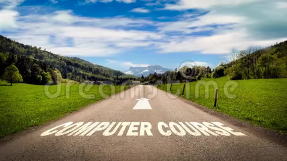 街道标志到计算机课程视频的预览图
