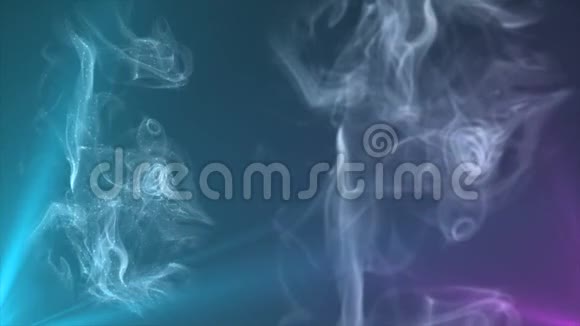 抽象烟雾射线光粒子视频的预览图