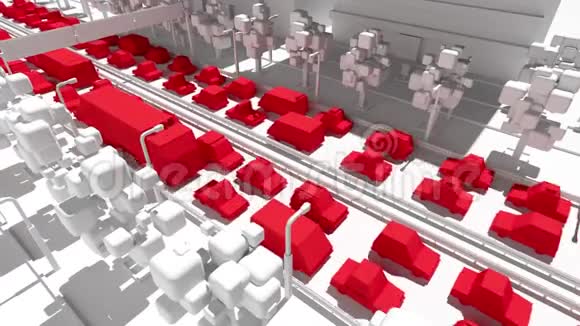 玩具汽车城市交通堵塞视频的预览图