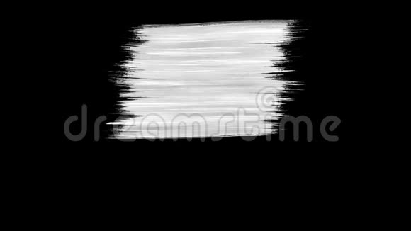 抽象油漆笔划黑白过渡背景动画的油漆飞溅把笔刷成黑色视频的预览图