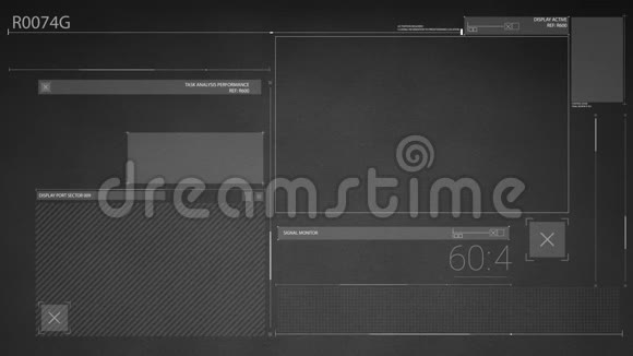 数码电脑界面屏幕扫描动画视频的预览图