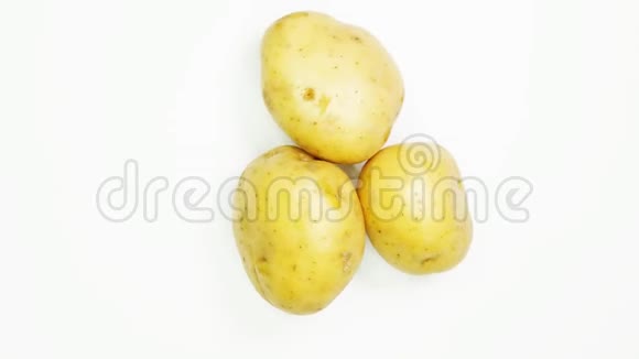 健康饮食的有机土豆视频的预览图