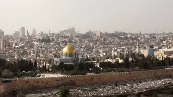 西耶路撒冷景色视频的预览图