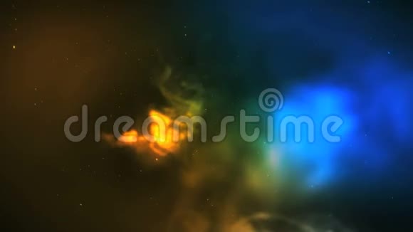 空间中星云颜色抽象背景视频的预览图