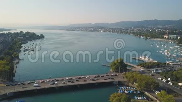 瑞士苏黎世湖视频的预览图