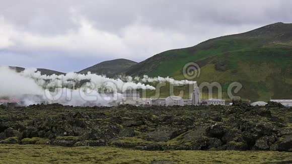 冰岛地热发电站视频的预览图