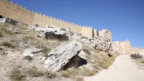 古穆斯林堡垒和古堡位于西班牙戈马兹视频的预览图