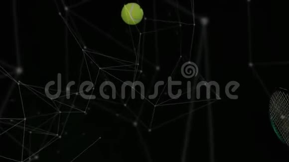 男子打网球的网络连接点视频的预览图