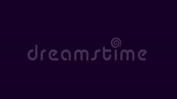 霓虹雪花吹起在深紫色背景上飞舞视频的预览图