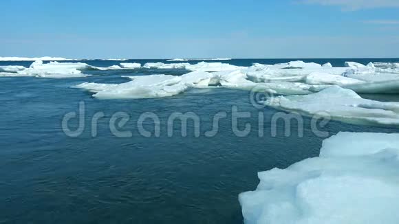 鄂霍次克海的冰视频的预览图