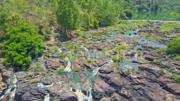 Flycam展示了岩石急流瀑布对植物视频的预览图