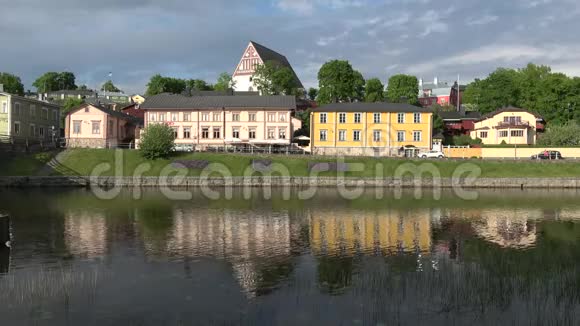 波沃历史中心的景色芬兰视频的预览图