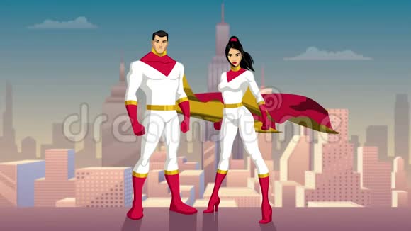 超级英雄夫妇亚洲城市日视频的预览图