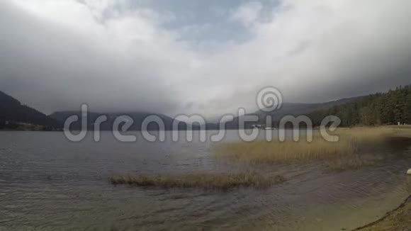 从阿班特湖土耳其的时间推移镜头原始录像视频的预览图