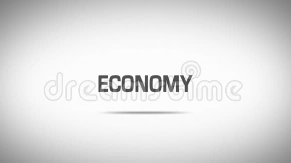 病毒改变经济到经济危机的动画视频的预览图