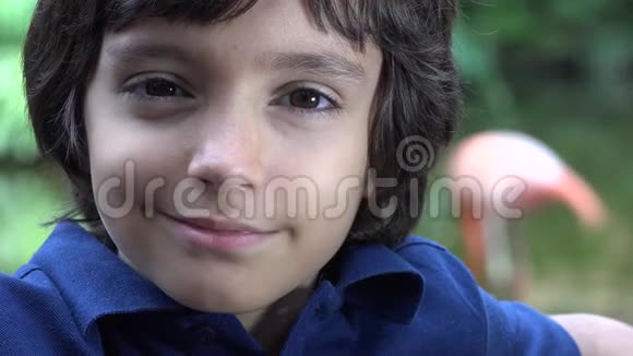 拉丁裔男孩微笑视频的预览图
