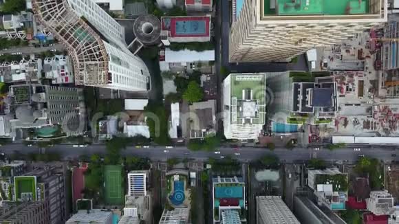 4曼谷摩天大楼的鸟瞰图视频的预览图