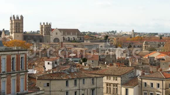 蒙彼利埃法国城市城市景观视频的预览图